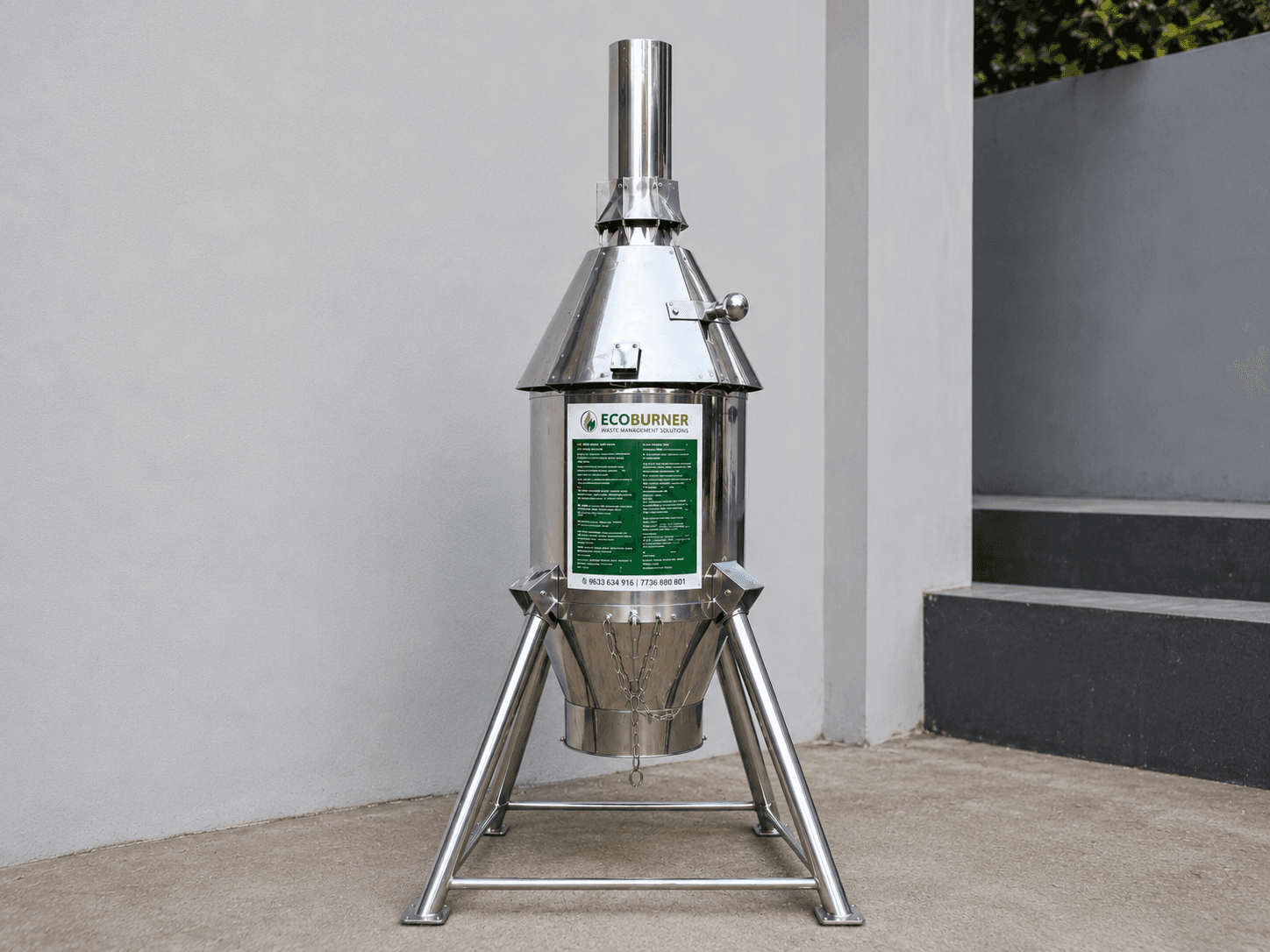 Stainless Steel Incinerator Plant - Residential
